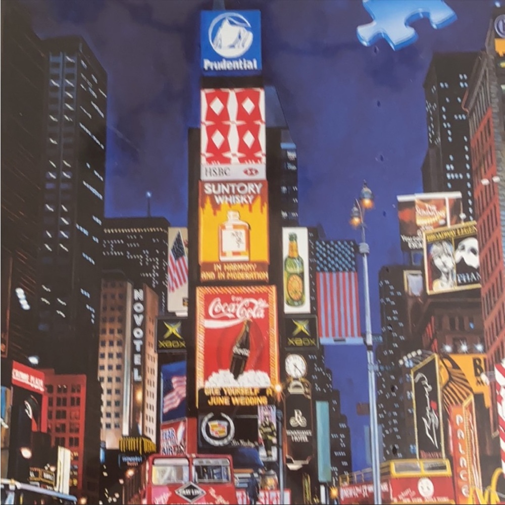 NIB Ravensburger 1,000 Piece Puzzle Times Square, NYC Softclick Technology - Picture 8 of 8